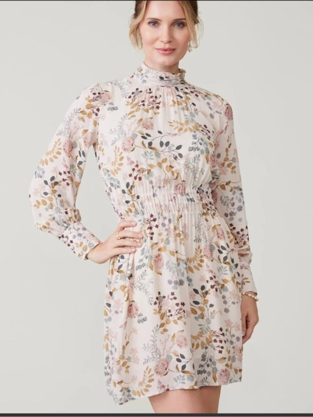 Spartina 449 Erinne Dress Lagoon Trail Floral Size Medium